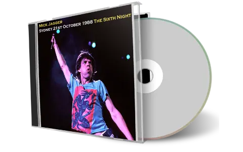 Artwork Cover of Mick Jagger 1988-10-21 CD Sydney Audience
