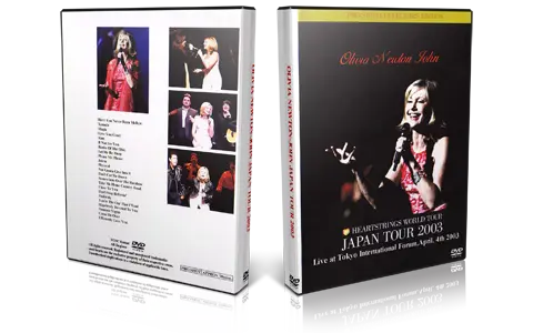 Artwork Cover of Olivia Newton-John 2003-04-04 DVD Tokyo Proshot