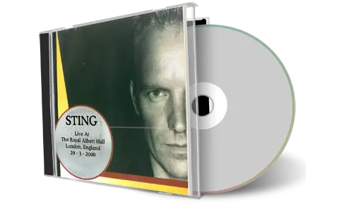 Artwork Cover of Sting Compilation CD Albert Hall 2000 Soundboard