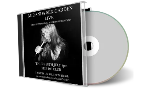 Artwork Cover of Miranda Sex Garden 2022-07-28 CD London Audience