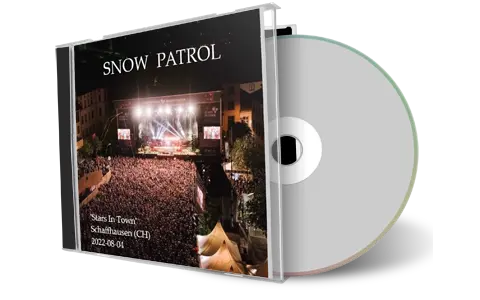 Artwork Cover of Snow Patrol 2022-08-04 CD Schaffhausen Soundboard