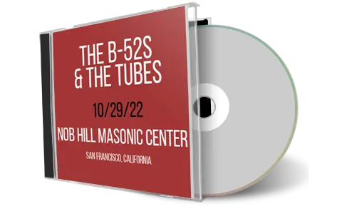 Artwork Cover of The Tubes 2022-10-29 CD San Francisco Audience