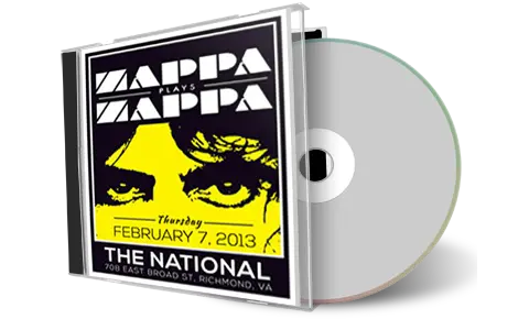 Artwork Cover of Zappa Plays Zappa 2013-02-07 CD Richmond Audience
