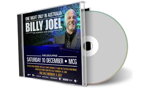 Artwork Cover of Billy Joel 2022-12-10 CD Melbourne Audience