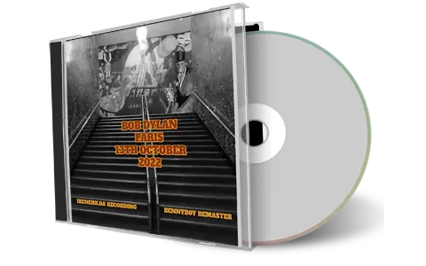 Artwork Cover of Bob Dylan 2022-10-13 CD Paris Audience