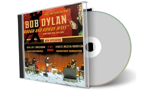 Artwork Cover of Bob Dylan 2022-10-17 CD Amsterdam Audience