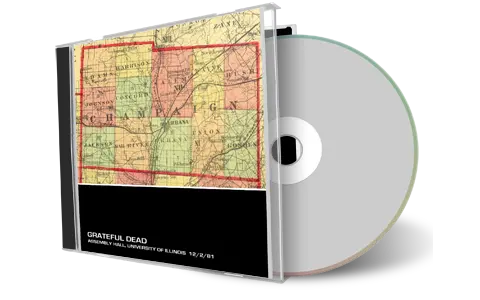 Artwork Cover of Grateful Dead 1981-12-02 CD Champaign Soundboard
