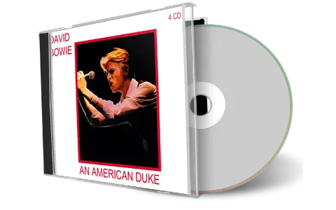 Artwork Cover of David Bowie Compilation CD An American Duke 1976 Audience