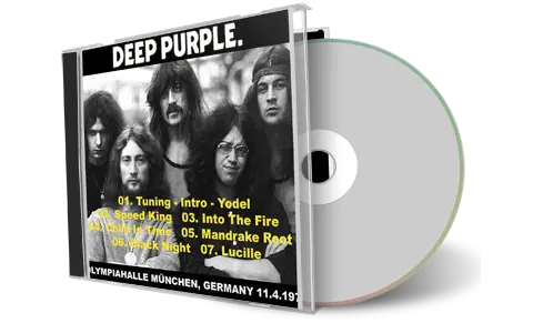 Artwork Cover of Deep Purple 1971-04-11 CD Munich Audience