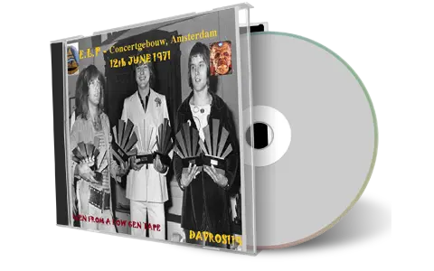 Artwork Cover of Elp 1971-06-12 CD Amsterdam Audience