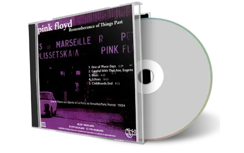 Artwork Cover of Pink Floyd 1973-02-04 CD Paris Audience