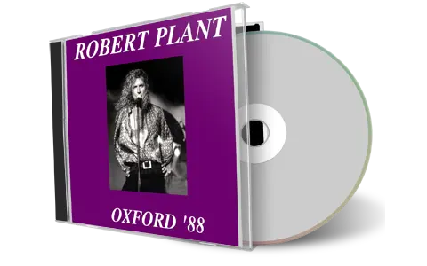 Artwork Cover of Robert Plant 1988-04-03 CD Oxford Audience