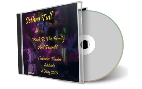 Artwork Cover of Jethro Tull 2005-05-08 CD Adelaide Audience