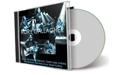 Artwork Cover of Rory Gallagher 1985-06-01 CD Cedar Lake Audience