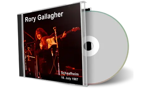 Artwork Cover of Rory Gallagher 1987-07-18 CD Schaafheim Audience