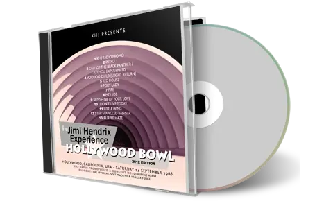 Artwork Cover of Jimi Hendrix 1968-09-14 CD Hollywood Audience