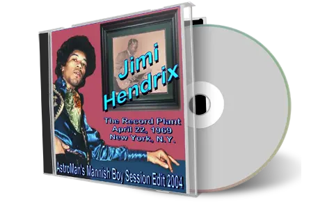 Artwork Cover of Jimi Hendrix 1969-04-22 CD The Mannish Boy Sessions Soundboard