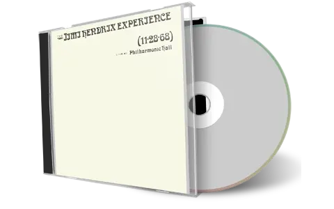 Artwork Cover of Jimi Hendrix Compilation CD Philharmonic Hall Soundboard
