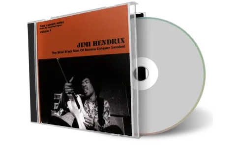 Artwork Cover of Jimi Hendrix Compilation CD The Wild Black Man Of Borneo Conquer Sweden 1967 Audience