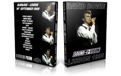 Artwork Cover of David Bowie 1990-09-14 DVD Lisbon Proshot