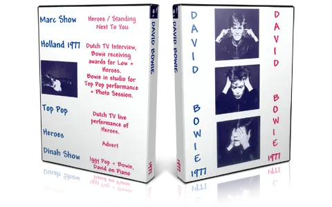 Artwork Cover of David Bowie Compilation DVD Holland 1977 Proshot