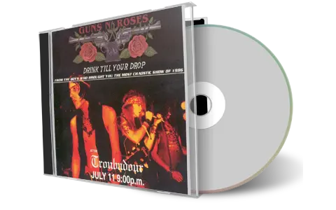 Artwork Cover of Guns And Roses 1986-07-11 CD Hollywood Audience