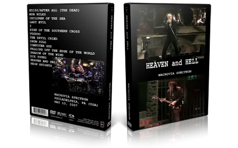 Artwork Cover of Heaven And Hell 2007-05-10 DVD Philadelphia Audience
