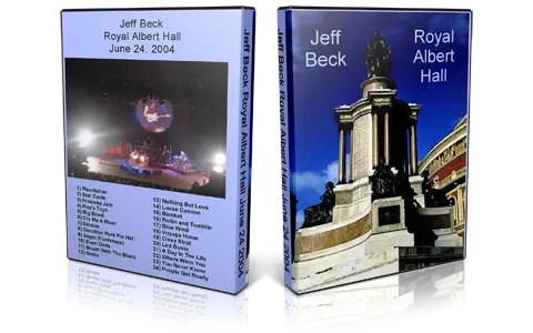 Artwork Cover of Jeff Beck 2004-06-24 DVD Royal Albert Hall Audience