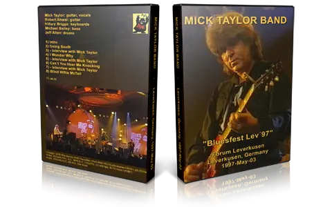 Artwork Cover of Mick Taylor 1997-05-03 DVD Leverkusen Audience