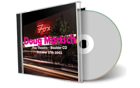 Artwork Cover of Doug Martsch 2002-10-27 CD Boulder Audience