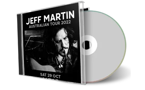 Artwork Cover of Jeff Martin 2022-10-29 CD Tasmania Audience