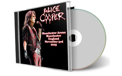 Artwork Cover of Alice Cooper 2015-11-03 CD Manchester Audience