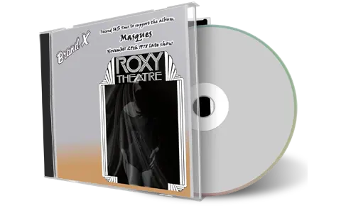 Artwork Cover of Brand X 1978-11-29 CD West Hollywood Audience