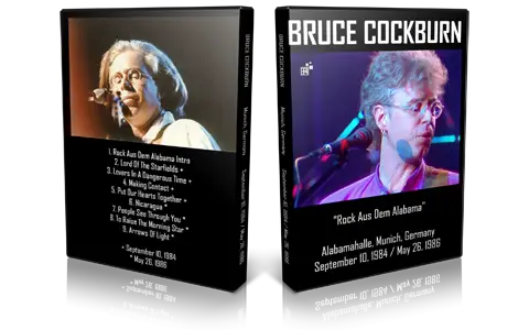 Artwork Cover of Bruce Cockburn 1984-09-10 DVD Munich Proshot