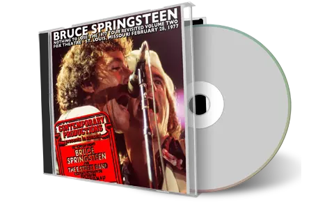 Artwork Cover of Bruce Springsteen 1977-02-28 CD St Louis Soundboard