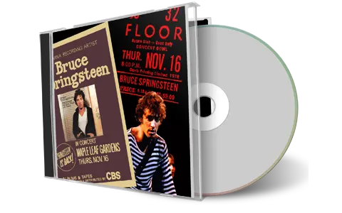 Artwork Cover of Bruce Springsteen 1978-11-16 CD Toronto Audience