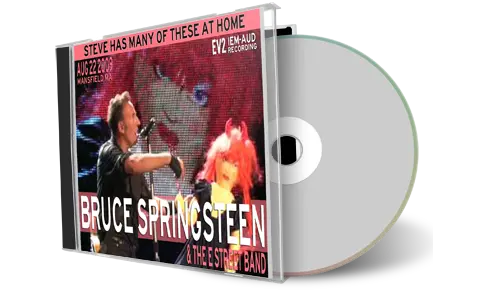 Artwork Cover of Bruce Springsteen 2009-08-22 CD Mansfield Soundboard