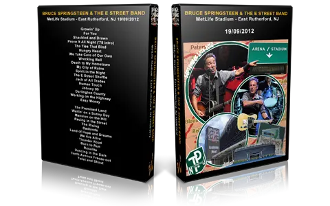 Artwork Cover of Bruce Springsteen 2012-09-19 DVD East Rutherford Audience