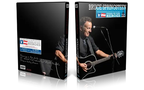 Artwork Cover of Bruce Springsteen 2013-11-06 DVD Stand Up for Heroes Proshot