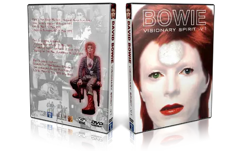Artwork Cover of David Bowie Compilation DVD Visionary Spirit Volume 1 Proshot