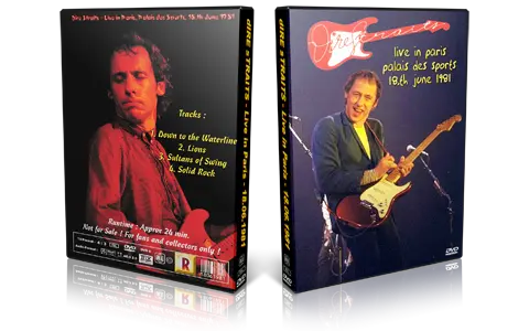Artwork Cover of Dire Straits 1981-06-18 DVD Paris Proshot