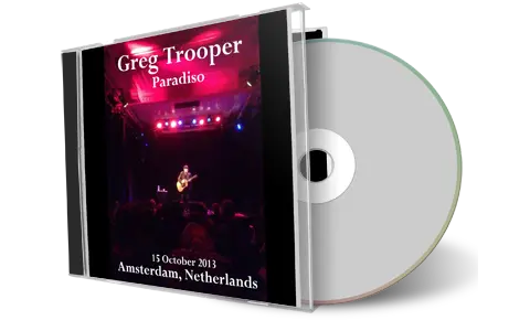 Artwork Cover of Greg Trooper 2013-10-15 CD Amsterdam Audience