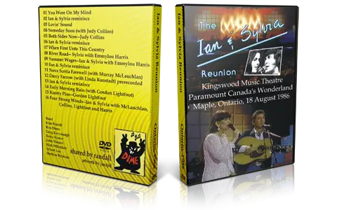 Artwork Cover of Ian and Sylvia 1986-10-12 DVD Maple Proshot