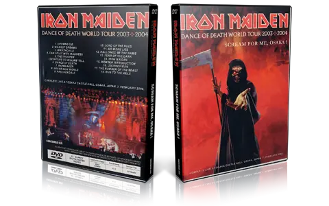 Artwork Cover of Iron Maiden 2004-02-07 DVD Osaka Audience