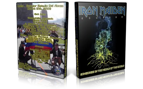 Artwork Cover of Iron Maiden 2009-03-10 DVD Quito Audience