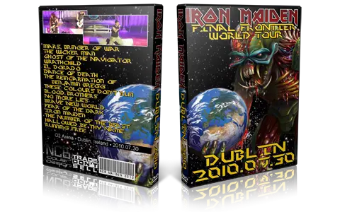 Artwork Cover of Iron Maiden 2010-07-30 DVD Dublin Audience