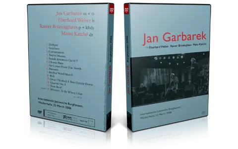 Artwork Cover of Jan Garbarek 2006-03-22 DVD Burghausen Proshot