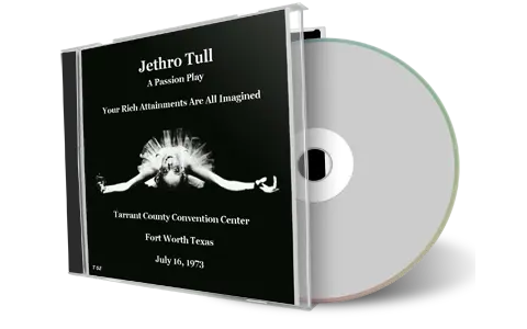 Artwork Cover of Jethro Tull 1973-07-16 CD Fort Worth Audience