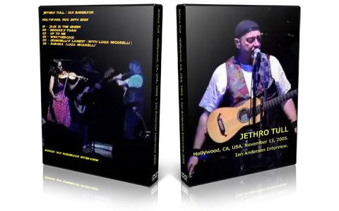 Artwork Cover of Jethro Tull Compilation DVD Hollywood 2005 Audience
