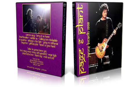 Artwork Cover of Jimmy Page and Robert Plant 1998-07-19 DVD Long Island Audience